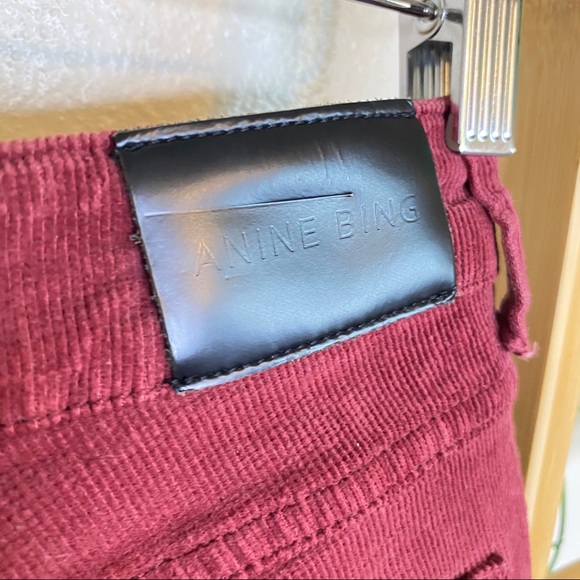 ANINE BING Corduroy skinny side zip pants 24 - Picture 13 of 13